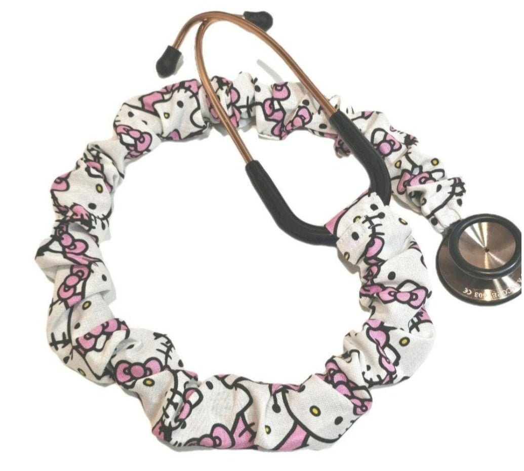 Handmade Cotton Hello Kitty Washable Stethoscope Sleeve Cover