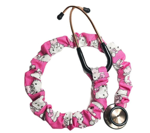 Handmade Cotton Hello Kitty Washable Stethoscope Sleeve Cover