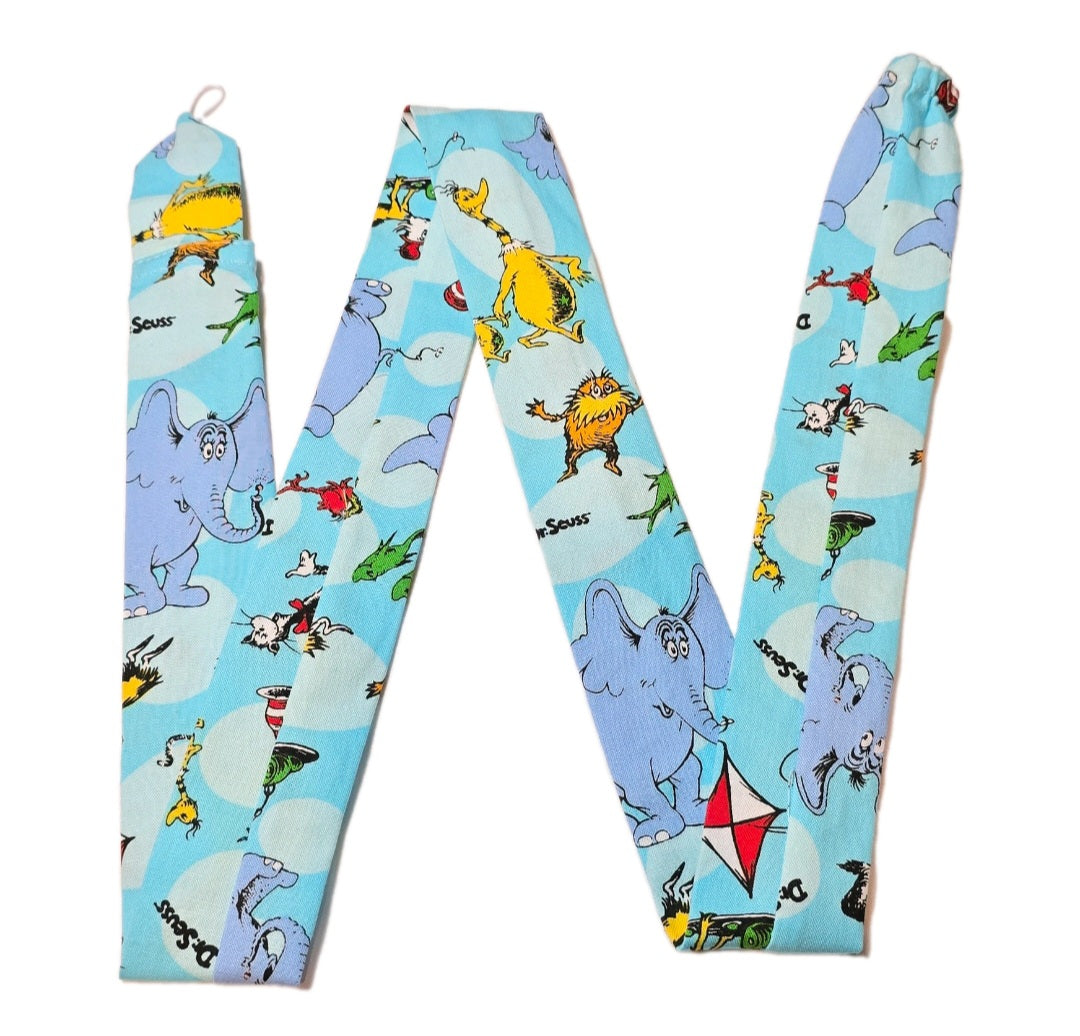 Dr. Seuss The Cat in The Hat  & The Grinch Light Blue Stethoscope Sleeve  Cover