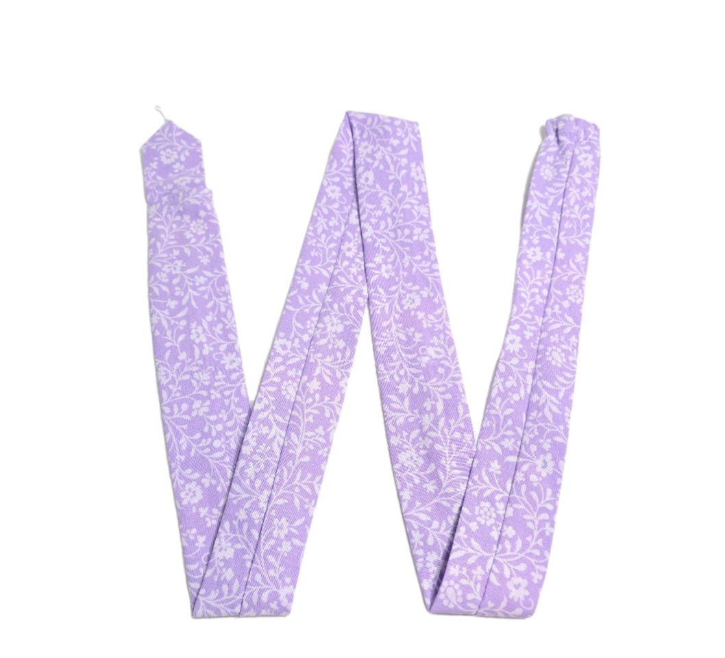 Handmade Purple Lavander Floral  Stethoscope Sleeve: Cotton Cover