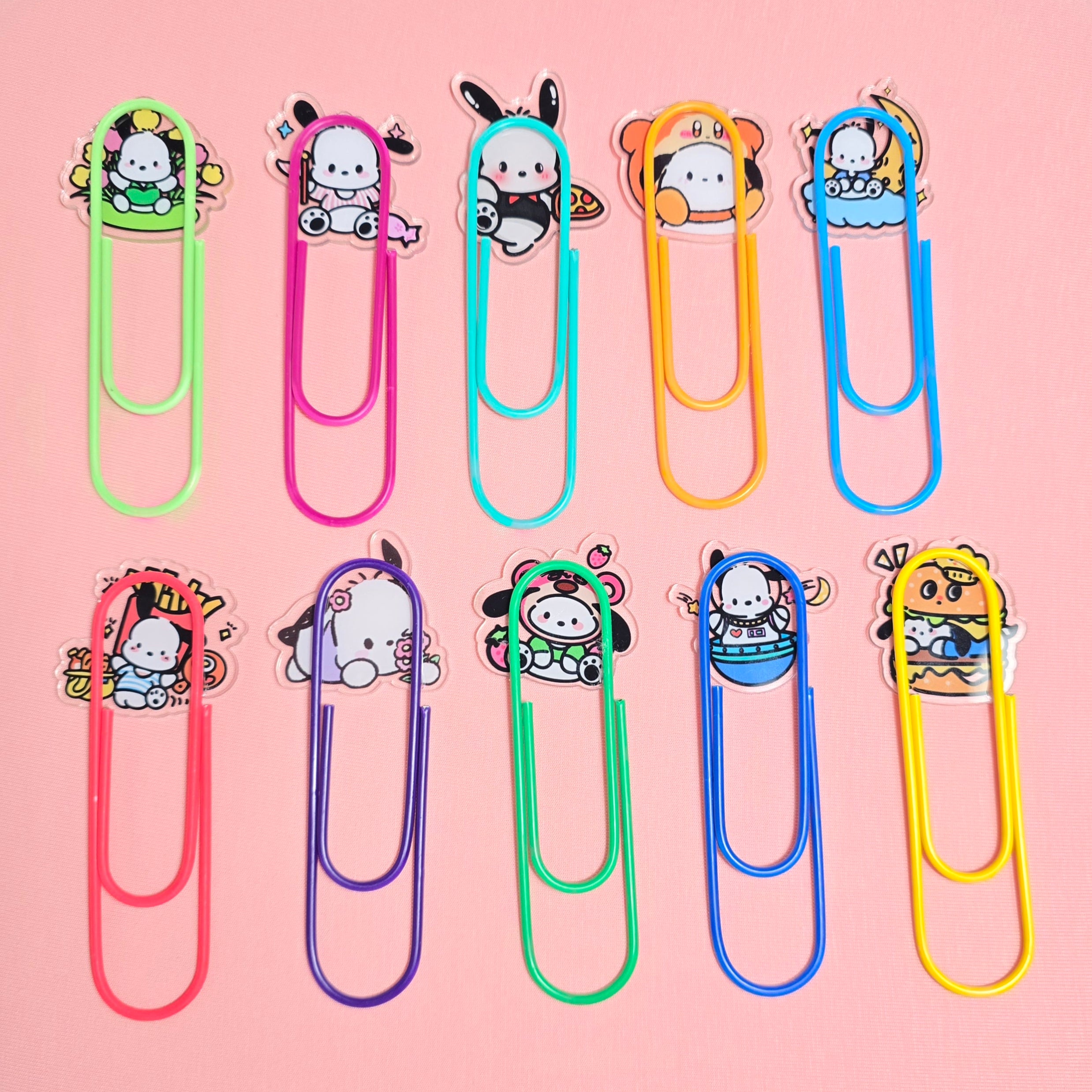 Jumbo Kawaii Paper Clips: Colorful Planner & Journal Organizer (Limited Edition)