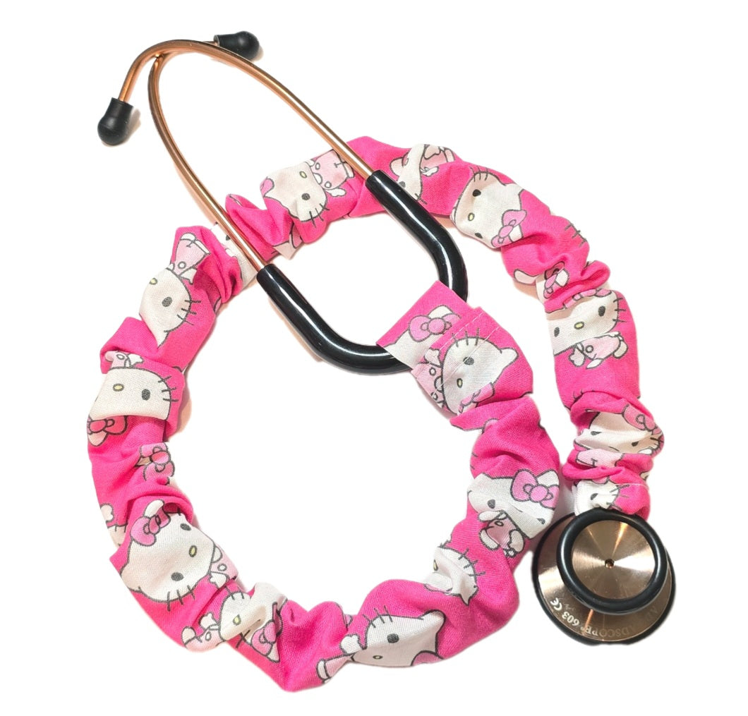 Handmade Cotton Hello Kitty Washable Stethoscope Sleeve Cover