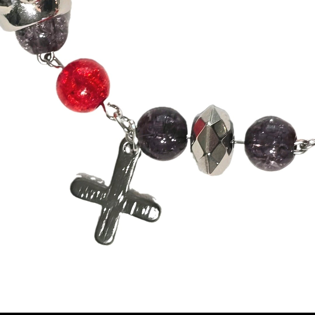 Gothic Charmed bracelet: Hamdmade
