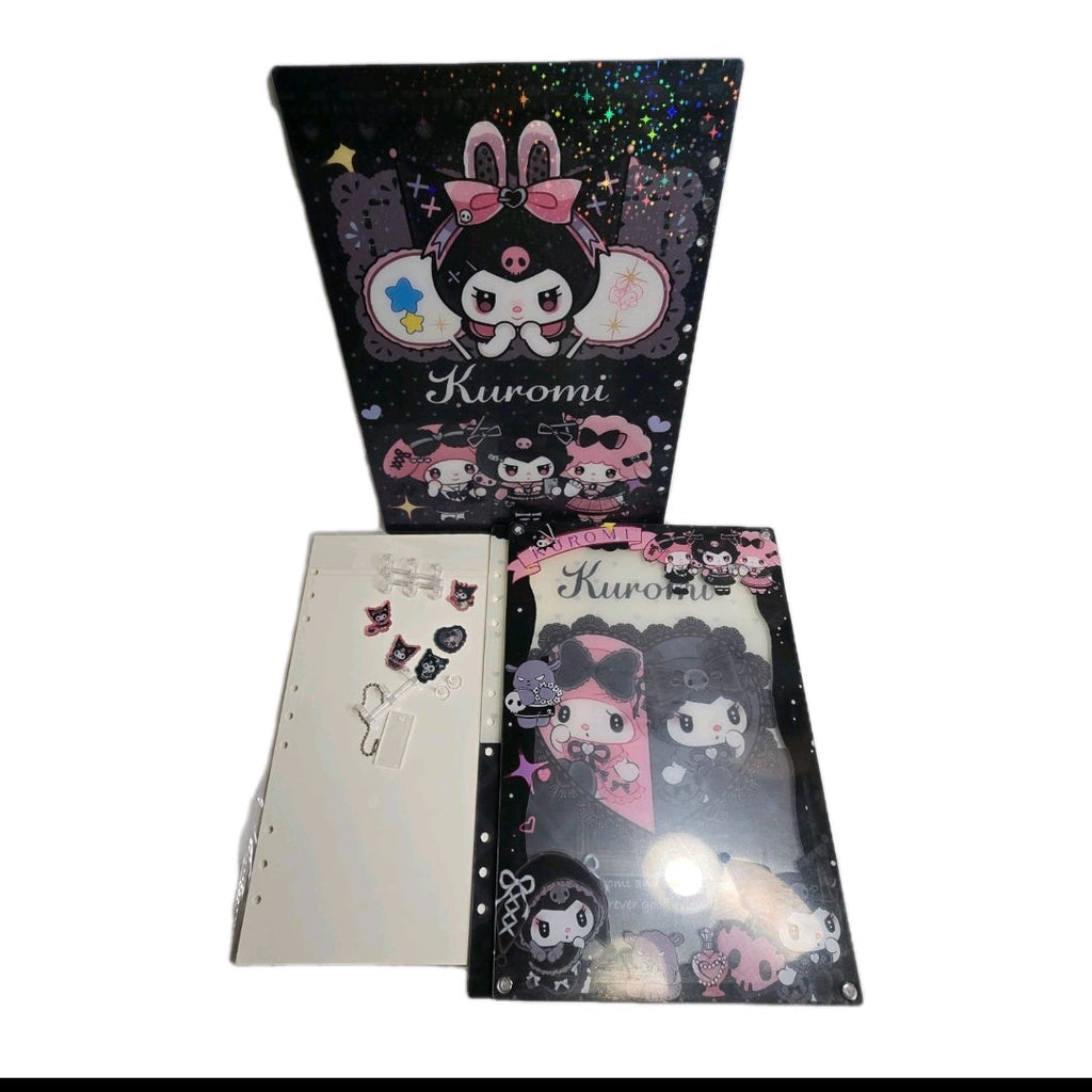 New Kuromi and Melody Acrylic Shaker Notebook ( 12 x 8.5 inches)