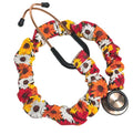 Handmade Colorful Sunflower Print Stethoscope Cover Sleeve Scrunchie