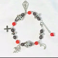 Gothic Charmed bracelet: Hamdmade