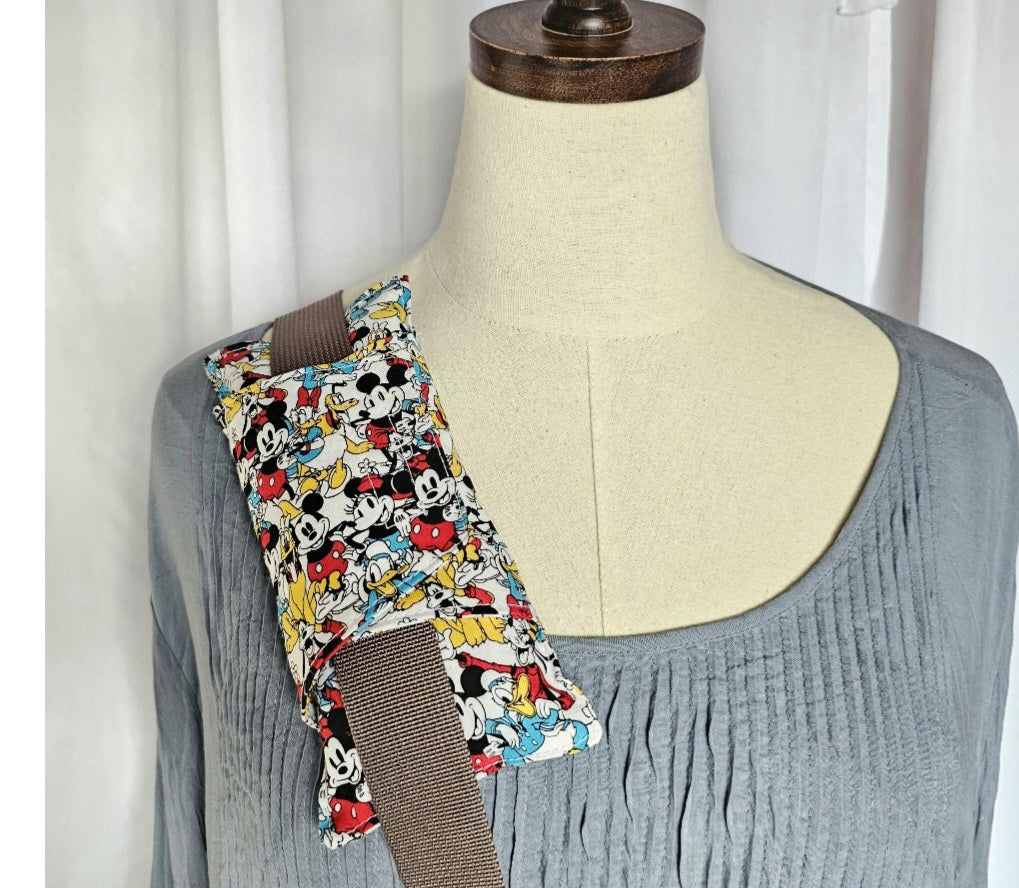 Disney Micky Mouse Cancer Patient's Chemo Port or Pacemaker Seat Belt Pillow