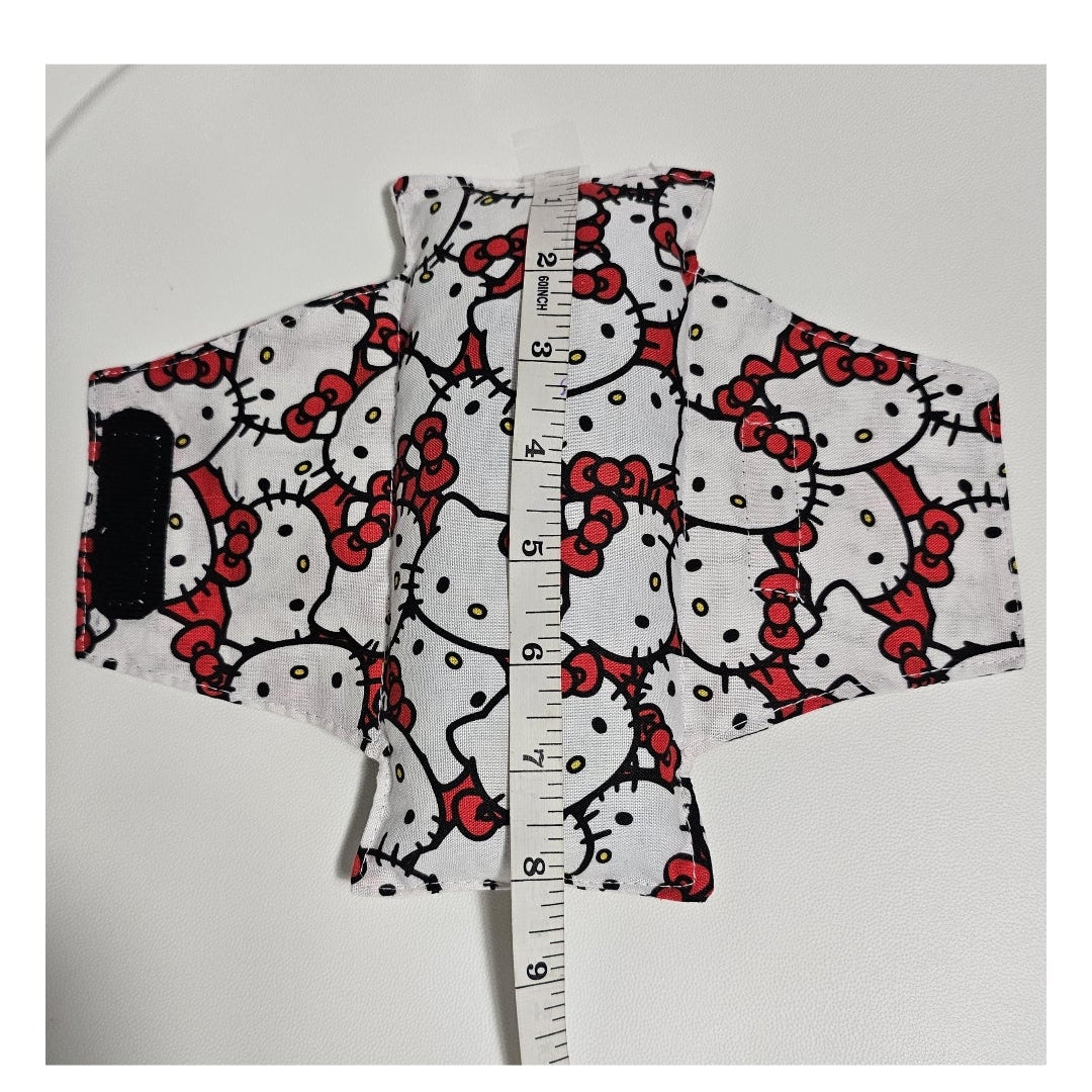 Handmade Hello Kitty Cancer Patinet's Comfy Seat Belt Chemo Port or Pacemaker Pillow