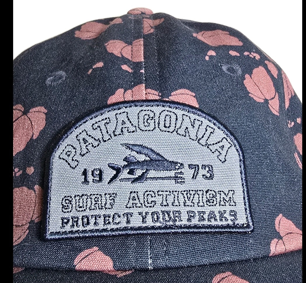 Patagonia Surf Trad Hat Cap Adjustable Blue Pink, Unisex