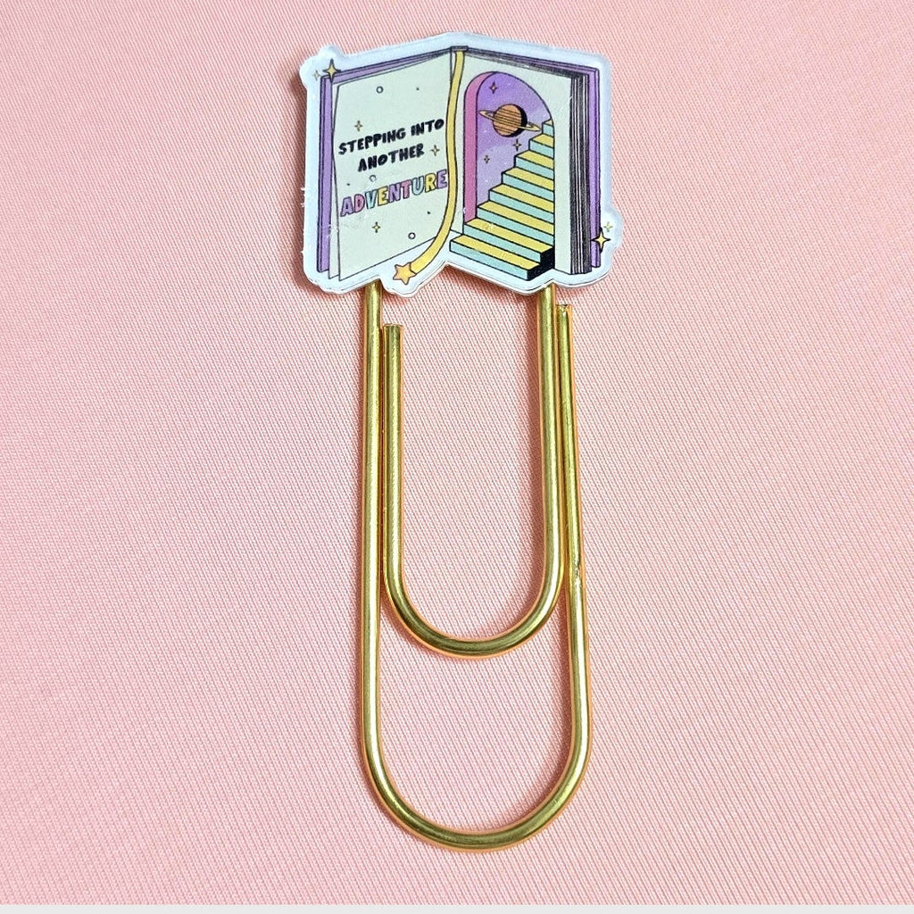 Jumbo Kawaii Bookmark Paper Clips: Teacher's Colorful Planner Journal Organizer
