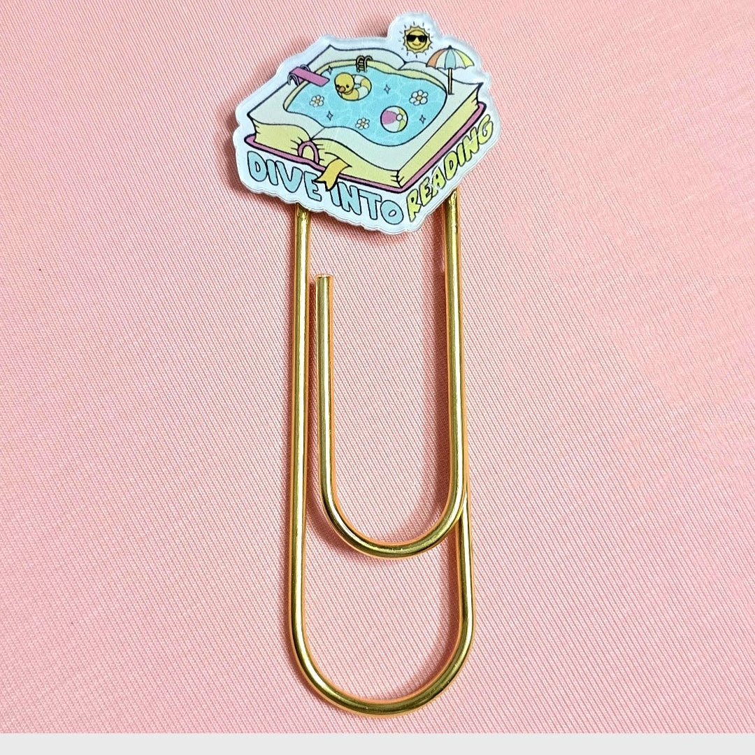 Jumbo Kawaii Bookmark Paper Clips: Teacher's Colorful Planner Journal Organizer