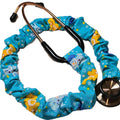 Colorful Pastel Blue Green Torquiose Care Bears Stethoscope Washable Sleeve  Cover