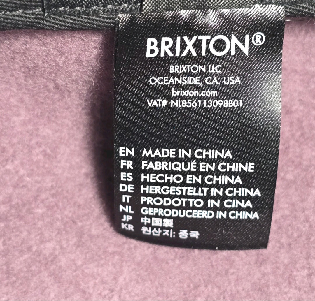 Brixton Women's Audrey Beret Mauve Pale Pink Purple  Small =7 (56 cm) 100% Wool