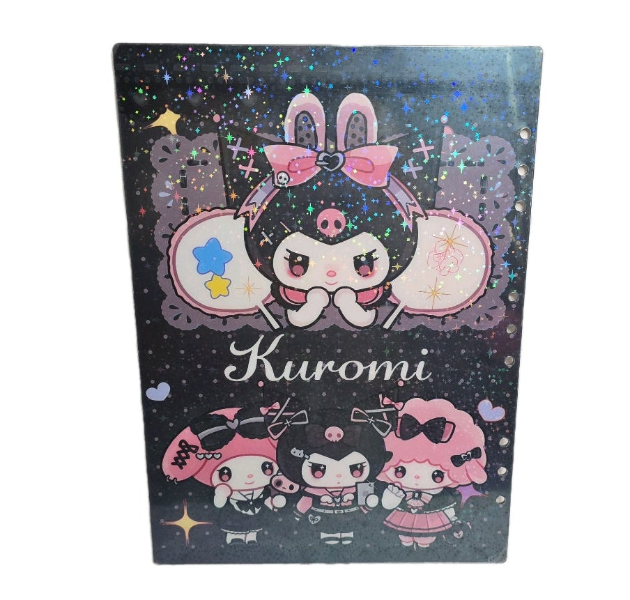 New Kuromi and Melody Acrylic Shaker Notebook ( 12 x 8.5 inches)