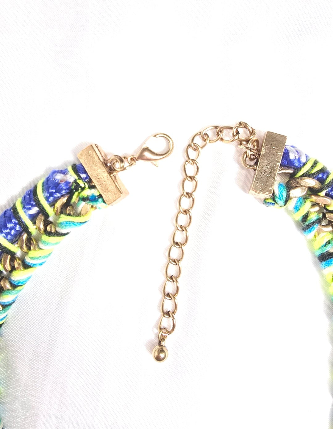 Women's Beaded Vibrant Colorful Bohemian Statement Bib Choker Necklace