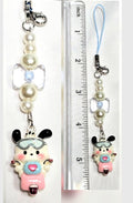 Cute Pochacco Kawaii Beaded Key Chain or Phone Charm