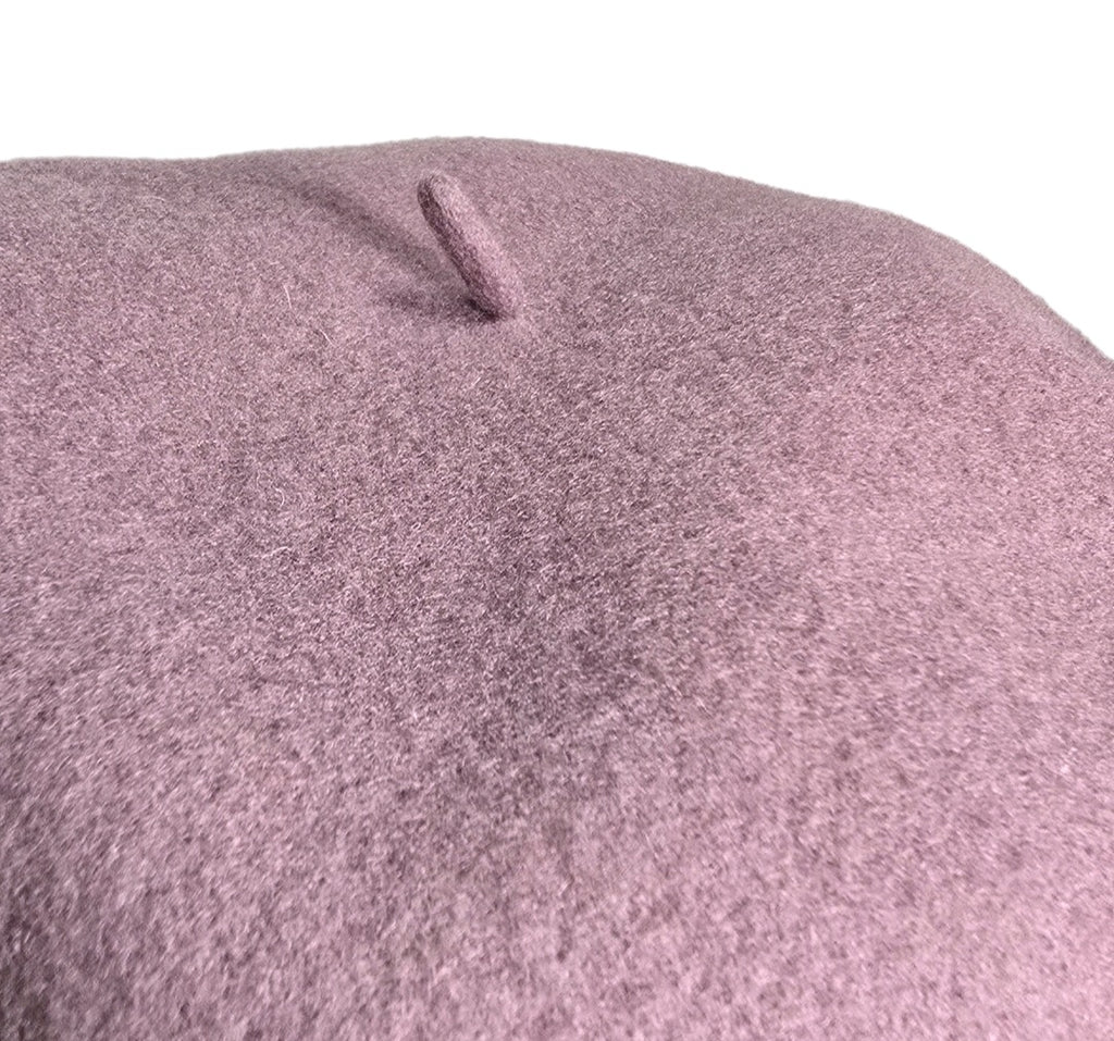 Brixton Women's Audrey Beret Mauve Pale Pink Purple  Small =7 (56 cm) 100% Wool