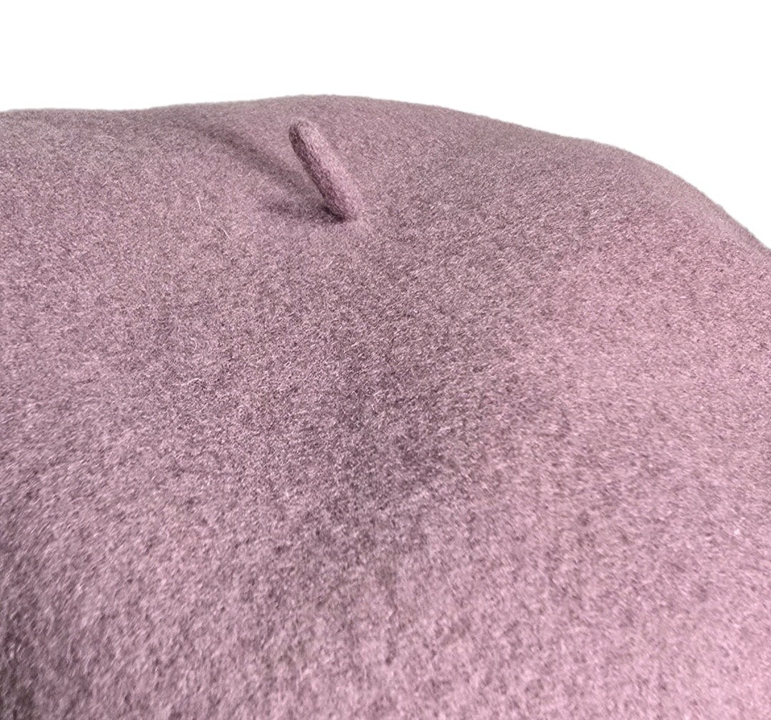 Brixton Women's Audrey Beret Mauve Pale Pink Purple  Small =7 (56 cm) 100% Wool