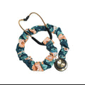Handmade Green Floral  Washable Cotton Stethoscope Sleeve Cover