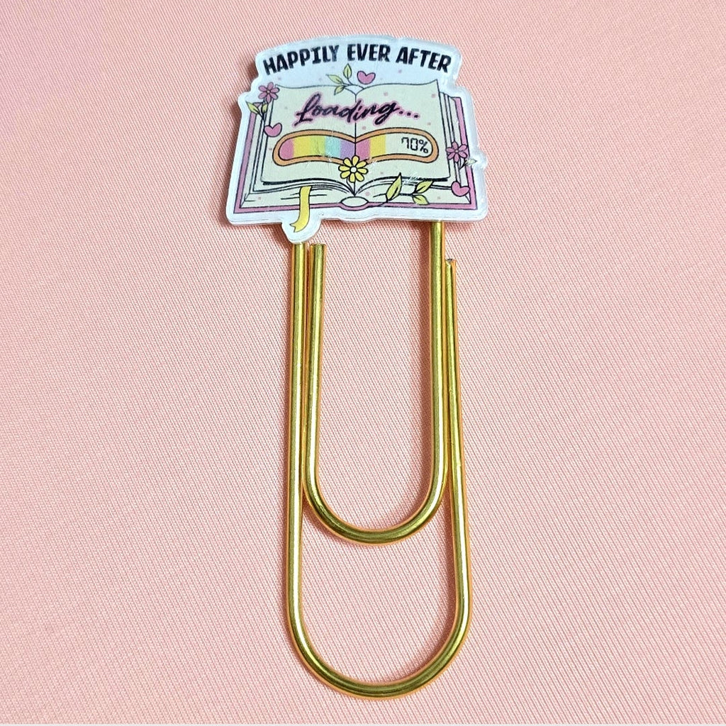 Jumbo Kawaii Bookmark Paper Clips: Teacher's Colorful Planner Journal Organizer