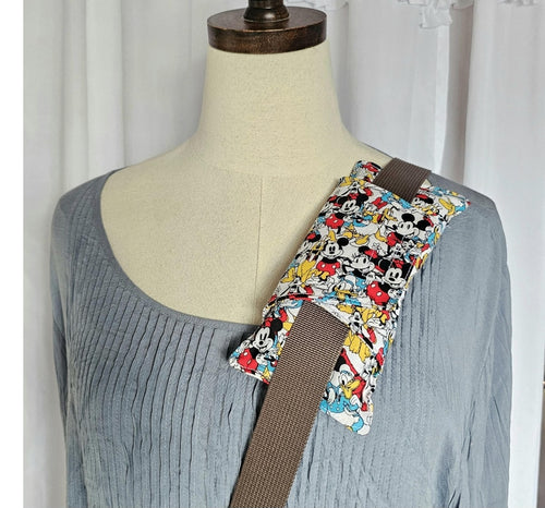 Disney Micky Mouse Cancer Patient's Chemo Port or Pacemaker Seat Belt Pillow