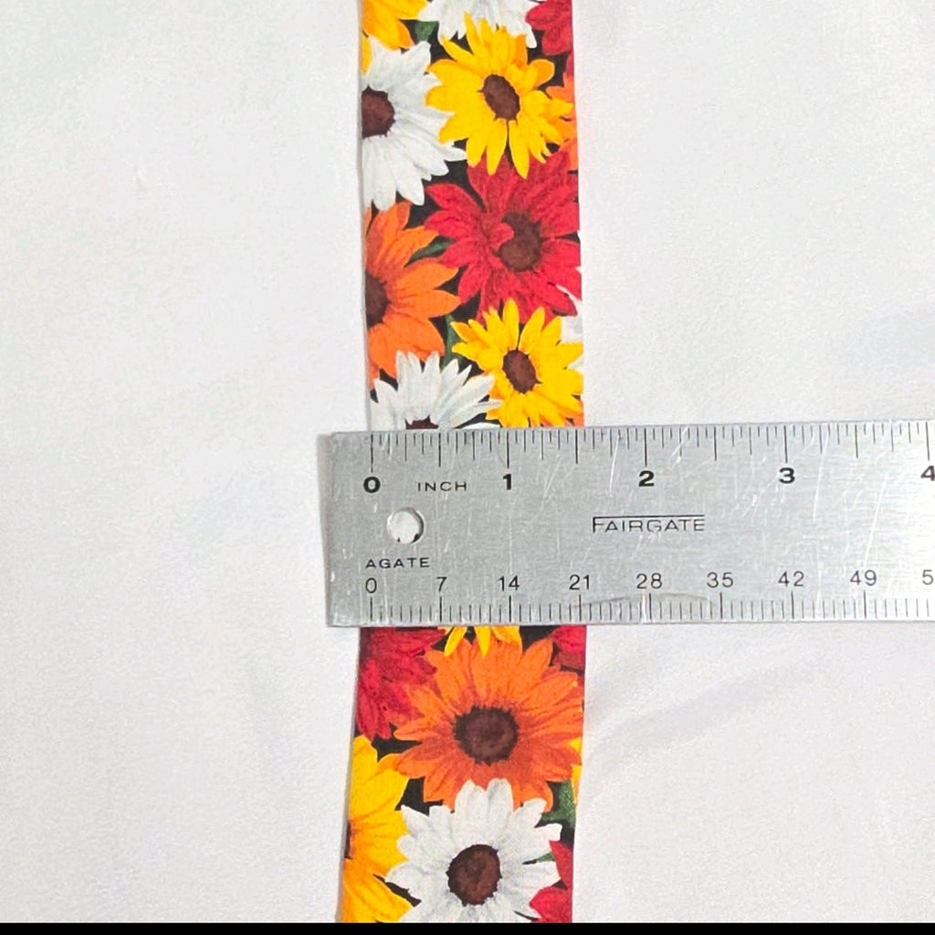 Handmade Colorful Sunflower Print Stethoscope Cover Sleeve Scrunchie