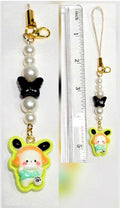 Cute Pochacco Kawaii Beaded Key Chain or Phone Charm