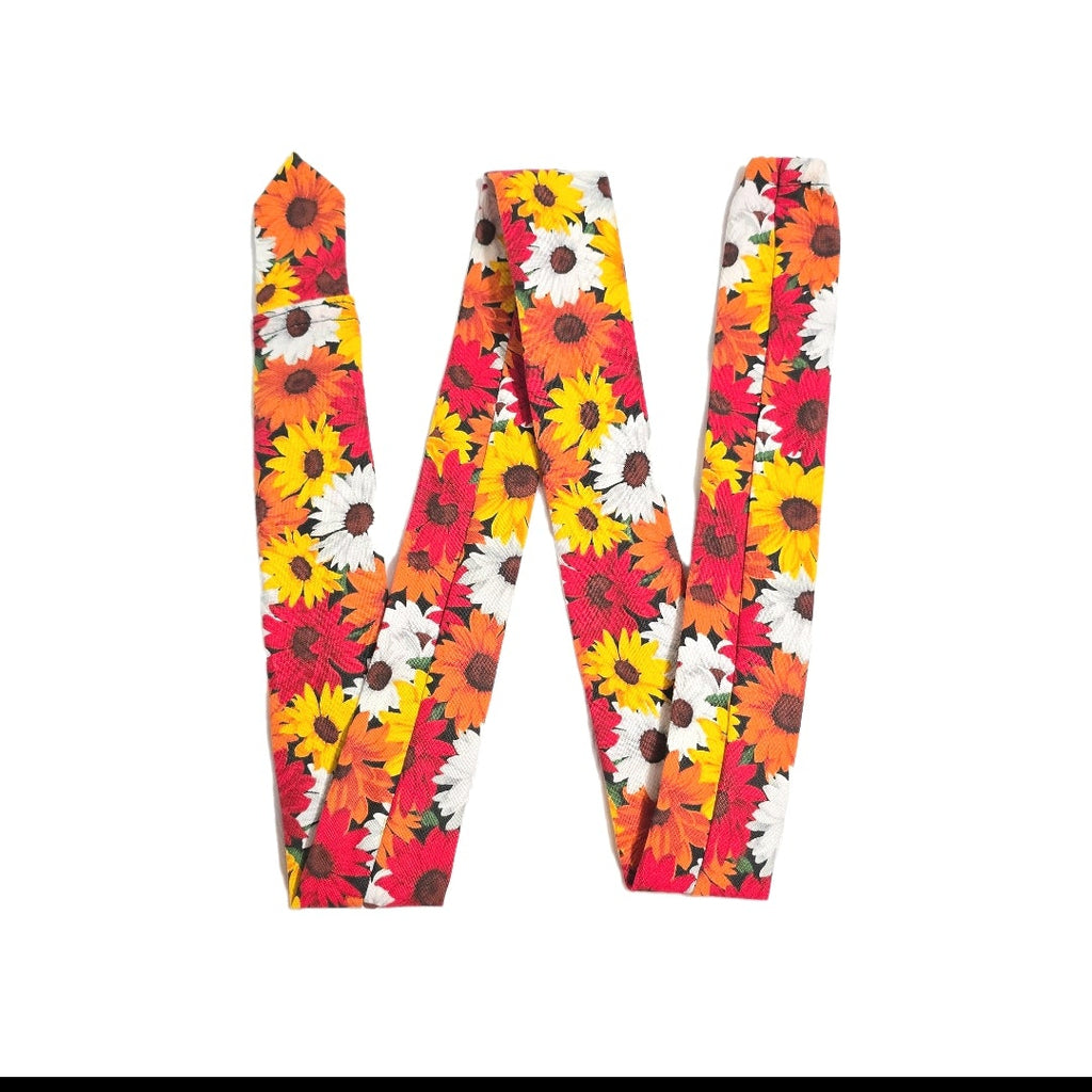 Handmade Colorful Sunflower Print Stethoscope Cover Sleeve Scrunchie