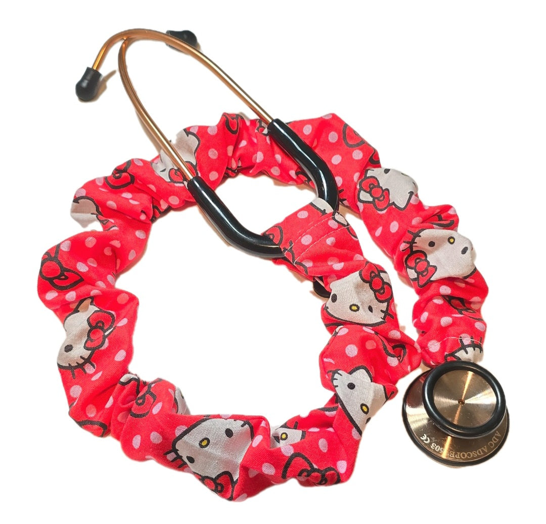 Handmade Cotton Hello Kitty Washable Stethoscope Sleeve Cover