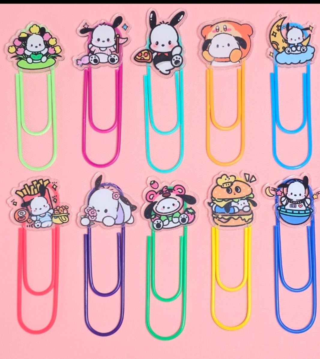 Jumbo Kawaii Paper Clips: Colorful Planner & Journal Organizer (Limited Edition)