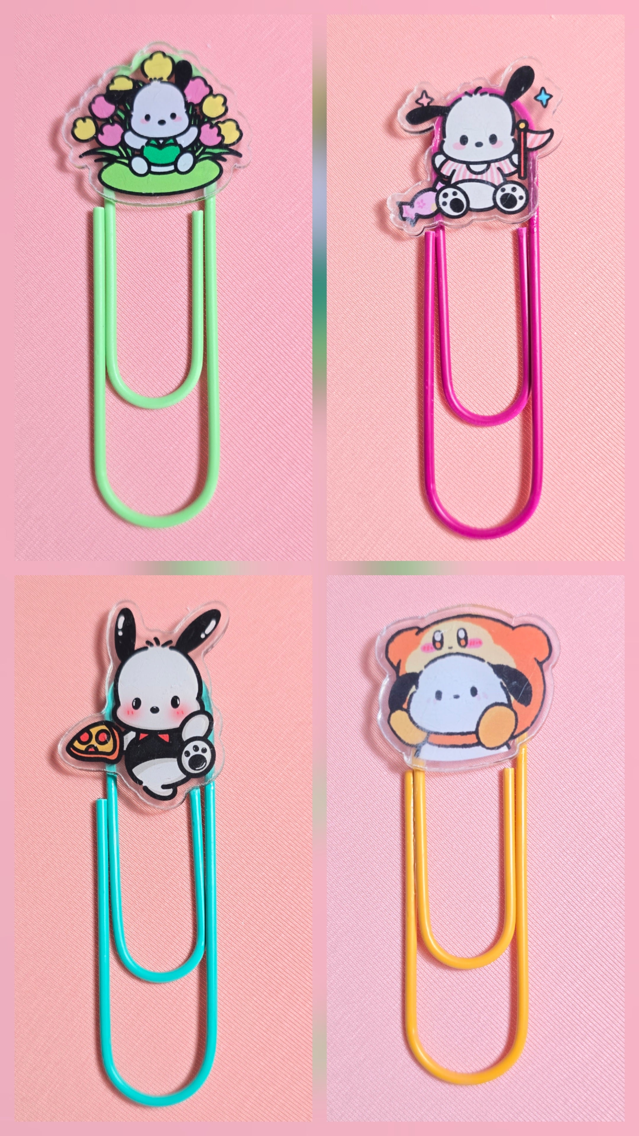 Jumbo Kawaii Paper Clips: Colorful Planner & Journal Organizer (Limited Edition)