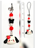 Pochacco Kawaii Beaded Key Chain or Phone Charm